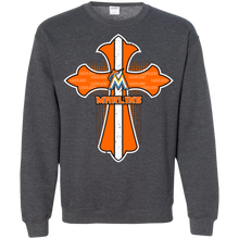 Load image into Gallery viewer, Cross Shirt For Jesus And Miami Marlins Fans Sweatshirt