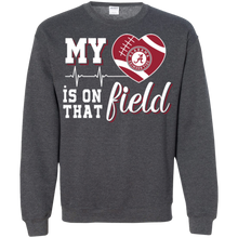 Load image into Gallery viewer, Alabama Crimson Football My Heart is on that Field Sweatshirt