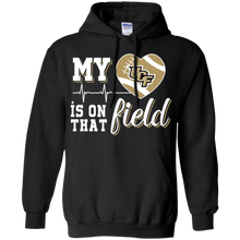 Load image into Gallery viewer, UCF Knights Football My Heart is on that Field Hoodie Shirt