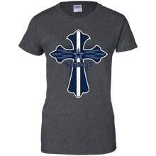 Load image into Gallery viewer, Cross Shirt For Jesus And Dallas Cowboys Fans T-Shirt For Women
