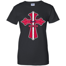 Load image into Gallery viewer, Cross Shirt For Jesus And Atlanta Braves Fans T-Shirt For Women