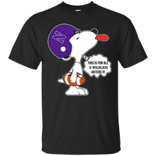Load image into Gallery viewer, This Is For All U Northwestern Wildcats Haters Snoopy T - Shirt For Men