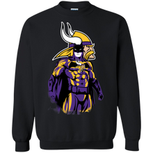Load image into Gallery viewer, Vikings Football Batman Sweatshirt