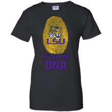 Load image into Gallery viewer, Lsu Tigers Football It Is In My Dna T-Shirt For Women