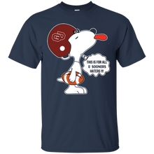 Load image into Gallery viewer, This Is For All U Oklahoma Sooners Haters Snoopy T - Shirt For Men
