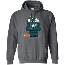 Load image into Gallery viewer, Philadelphia Eagles Snoopy And Woodstock Waiting For Football Season Hoodie Shirt
