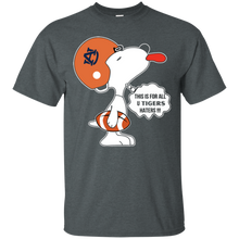 Load image into Gallery viewer, This Is For All U Auburn Tigers Haters Snoopy T - Shirt For Men