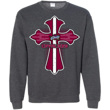 Load image into Gallery viewer, Cross Shirt For Jesus And Cleveland Cavaliers Fans Sweatshirt