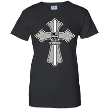 Load image into Gallery viewer, Cross Shirt For Jesus And Los Angeles Kings Fans T-Shirt For Women