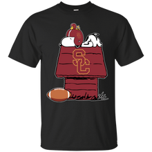 Load image into Gallery viewer, Usc Trojans Snoopy And Woodstock Waiting For Football Season T - Shirt For Men