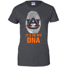 Load image into Gallery viewer, Auburn Tigers Football It Is In My Dna T-Shirt For Women