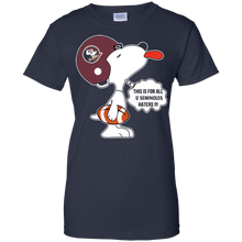Load image into Gallery viewer, This Is For All U Florida State Seminoles Haters Snoopy T-Shirt For Women