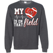 Load image into Gallery viewer, Tampa Bay Buccaneers Football My Heart is on that Field Sweatshirt