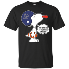 Load image into Gallery viewer, This Is For All U Washington Huskies Haters Snoopy T - Shirt For Men