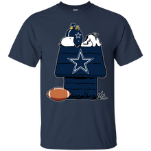 Load image into Gallery viewer, Dallas Cowboys Snoopy And Woodstock Waiting For Football Season T - Shirt For Men
