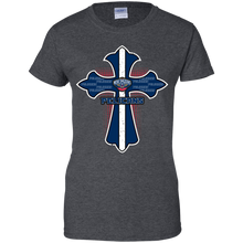 Load image into Gallery viewer, Cross Shirt For Jesus And New Orleans Pelicans Fans T-Shirt For Women