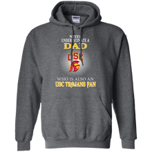 Load image into Gallery viewer, Never Underestimate A Dad Who Is Also A Usc Trojans Fan Hoodie Shirt