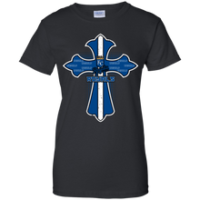 Load image into Gallery viewer, Cross Shirt For Jesus And Kansas City Royals Fans T-Shirt For Women