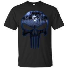 Load image into Gallery viewer, Tampa Bay Rays Baseball The Punisher Skull T - Shirt For Men