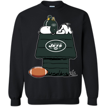 Load image into Gallery viewer, New York Jets Snoopy And Woodstock Waiting For Football Season Sweatshirt