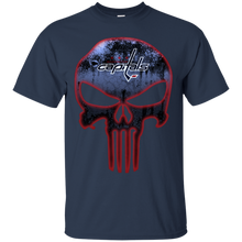 Load image into Gallery viewer, Washington Capitals Hockey The Punisher Skull T - Shirt For Men