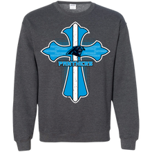 Load image into Gallery viewer, Cross Shirt For Jesus And Carolina Panthers Fans Sweatshirt