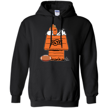 Load image into Gallery viewer, Oklahoma State Cowboys Snoopy And Woodstock Waiting For Football Season Hoodie Shirt