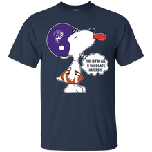 Load image into Gallery viewer, This Is For All U Abilene Christian Wildcats Haters Snoopy T - Shirt For Men
