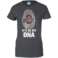 Load image into Gallery viewer, Ohio State Buckeyes Football It Is In My Dna T-Shirt For Women