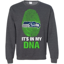 Load image into Gallery viewer, Seahawks Football It Is In My Dna Sweatshirt