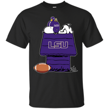 Load image into Gallery viewer, Lsu Tigers Snoopy And Woodstock Waiting For Football Season T - Shirt For Men