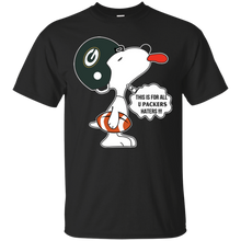 Load image into Gallery viewer, This Is For All U Green Bay Packers Haters Snoopy T - Shirt For Men