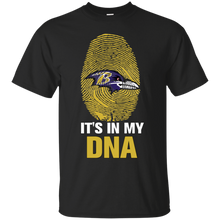 Load image into Gallery viewer, Ravens Football It Is In My Dna T - Shirt For Men