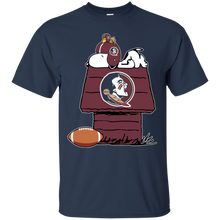 Load image into Gallery viewer, Florida State Seminoles Snoopy And Woodstock Waiting For Football Season T - Shirt For Men
