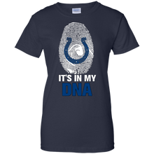 Load image into Gallery viewer, Colts Football It Is In My Dna T-Shirt For Women