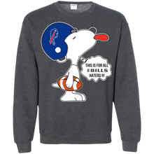 Load image into Gallery viewer, This Is For All U Buffalo Bills Haters Snoopy Sweatshirt
