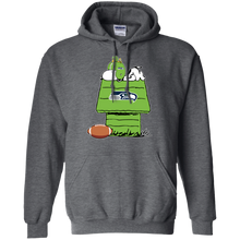 Load image into Gallery viewer, Seattle Seahawks Snoopy And Woodstock Waiting For Football Season Hoodie Shirt