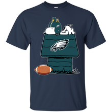Load image into Gallery viewer, Philadelphia Eagles Snoopy And Woodstock Waiting For Football Season T - Shirt For Men