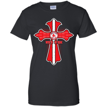 Load image into Gallery viewer, Cross Shirt For Jesus And Boston Red Sox Fans T-Shirt For Women