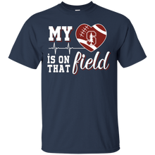 Load image into Gallery viewer, Stanford Cardinal Football My Heart is on that Field T - Shirt For Men