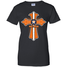 Load image into Gallery viewer, Cross Shirt For Jesus And Houston Astros Fans T-Shirt For Women