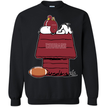 Load image into Gallery viewer, Washington State Cougars Snoopy And Woodstock Waiting For Football Season Sweatshirt