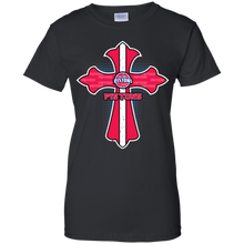 Load image into Gallery viewer, Cross Shirt For Jesus And Detroit Pistons Fans T-Shirt For Women