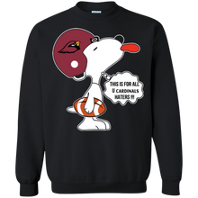 Load image into Gallery viewer, This Is For All U Arizona Cardinals Haters Snoopy Sweatshirt
