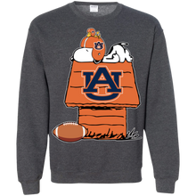 Load image into Gallery viewer, Auburn Tigers Snoopy And Woodstock Waiting For Football Season Sweatshirt