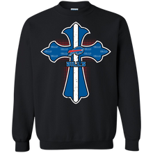 Load image into Gallery viewer, Cross Shirt For Jesus And Buffalo Bills Fans Sweatshirt