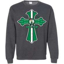 Load image into Gallery viewer, Cross Shirt For Jesus And Boston Celtics Fans Sweatshirt