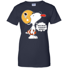 Load image into Gallery viewer, This Is For All U Washington Redskins Haters Snoopy T-Shirt For Women
