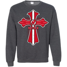 Load image into Gallery viewer, Cross Shirt For Jesus And New Jersey Devils Fans Sweatshirt