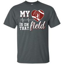 Load image into Gallery viewer, Stanford Cardinal Football My Heart is on that Field T - Shirt For Men